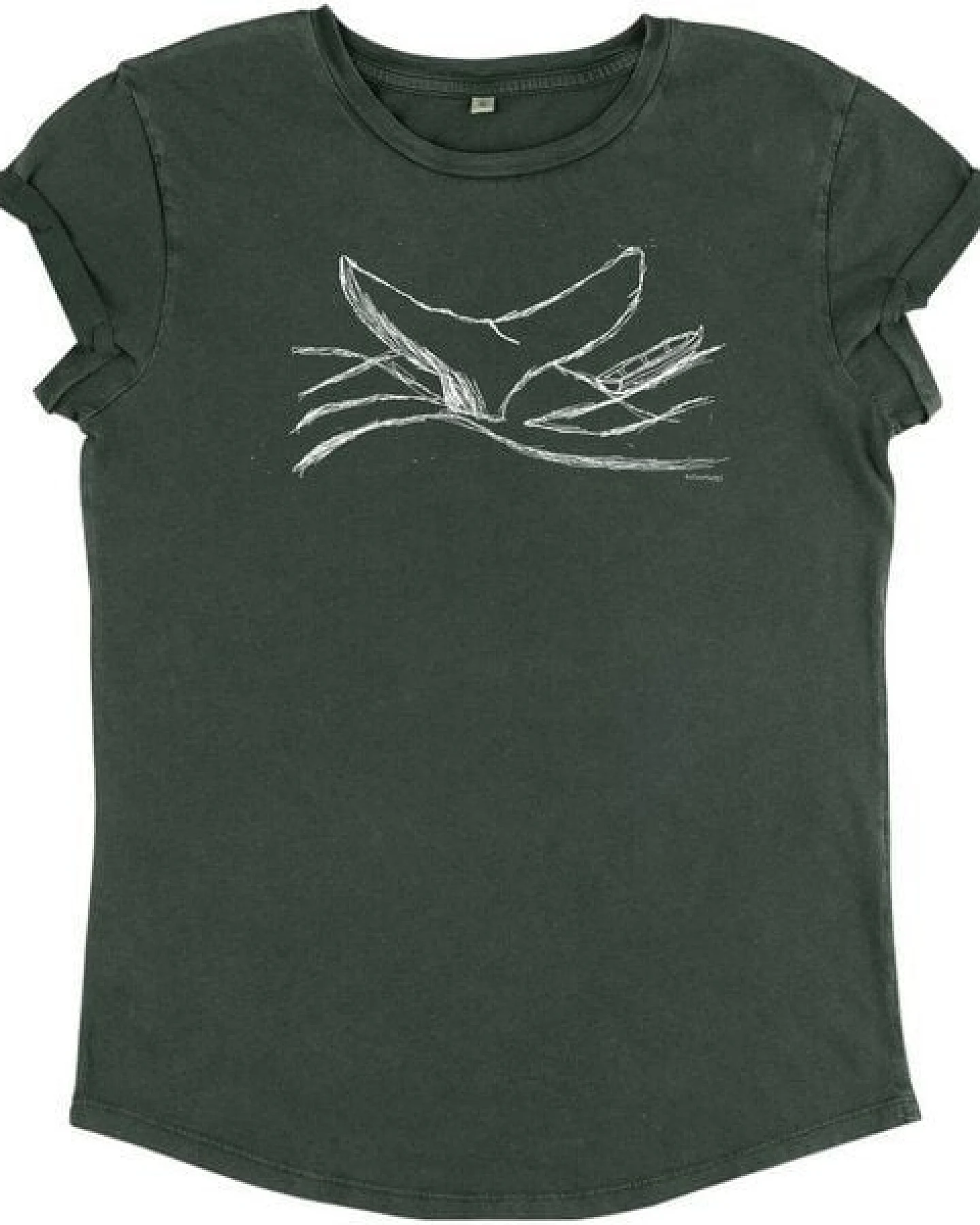 ilovemixtapes Bio Damen T-Shirt "Walflosse" – Ansicht 2