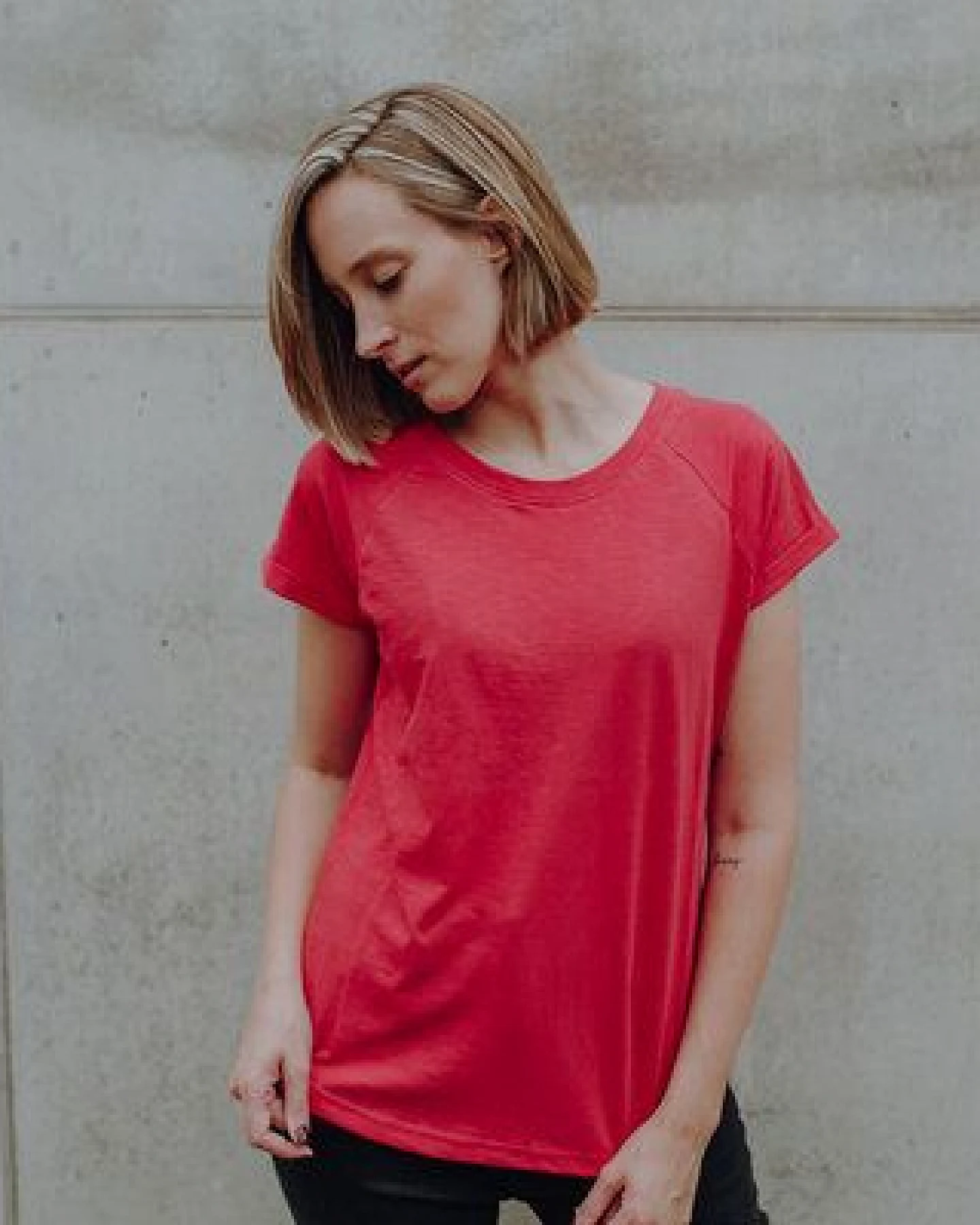 ilovemixtapes Frauen Basic Raglan T-Shirt aus Biobaumwolle GOTS ILI4 – Ansicht 2