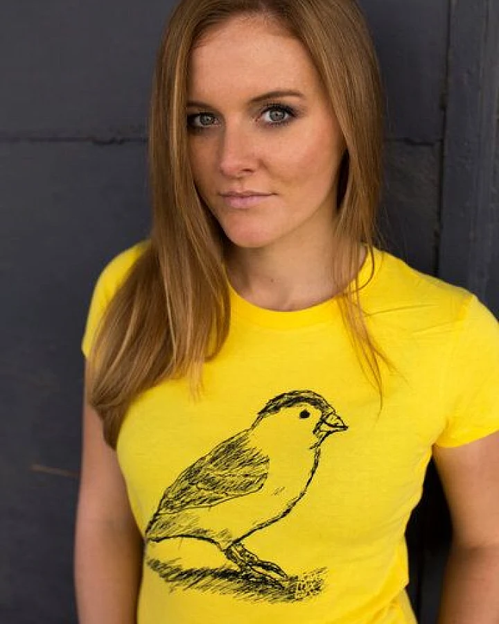 ilovemixtapes Frauen T-Shirt mit Spatz