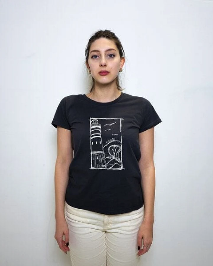 ilovemixtapes Leuchtturm Frauen Shirt aus Biobaumwolle Made in Portugal / ILP7