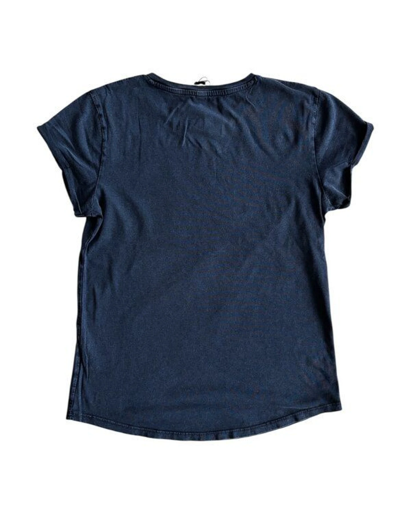 ilovemixtapes Linol Paperboat Rolled Sleeve Damen T-Shirt - Stone Washed Black – Ansicht 2