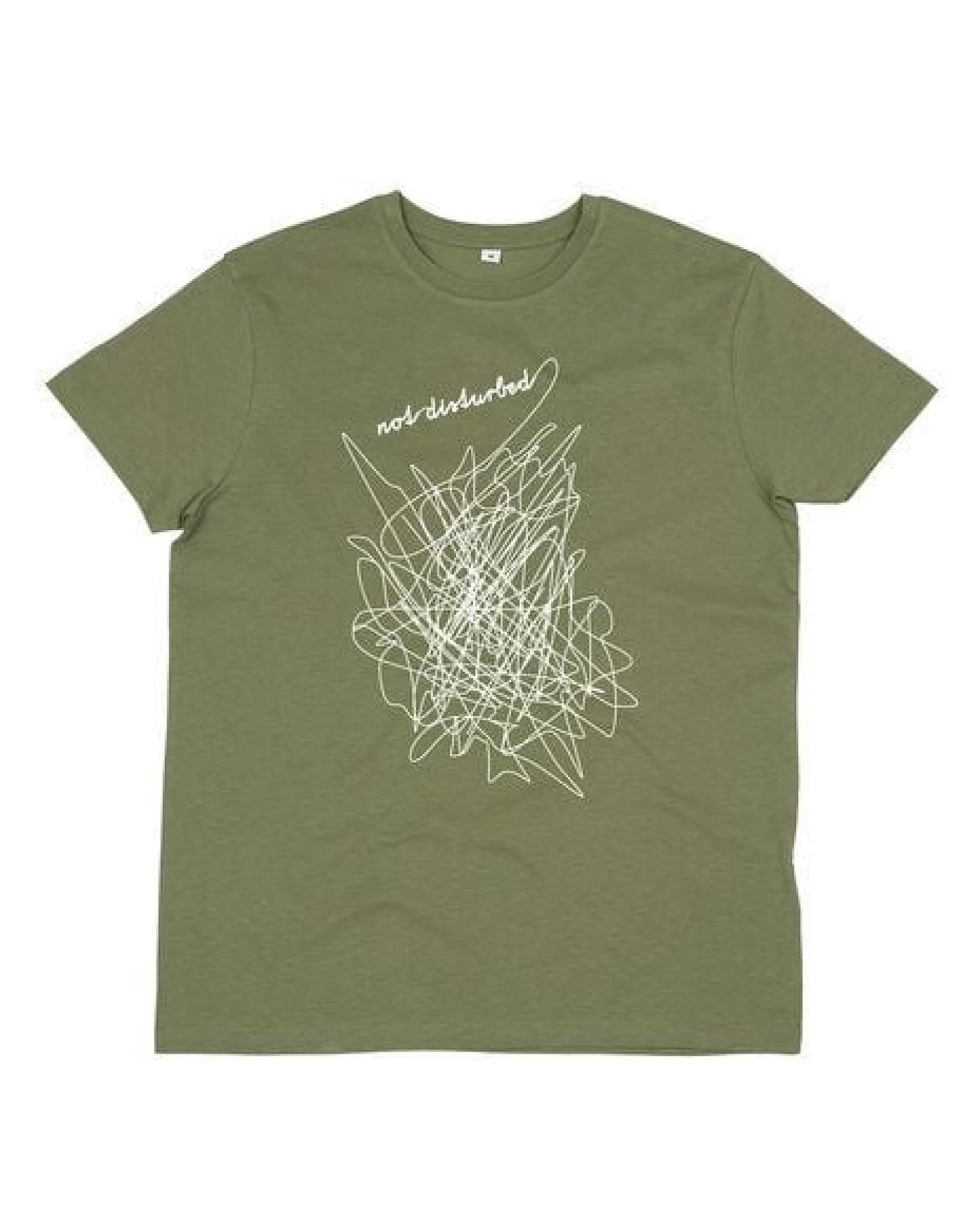 ilovemixtapes Not Disturbed Men Essential T-Shirt – Nachhaltiges Bio-Baumwoll-T-Shirt mit Siebdruck – Ansicht 2