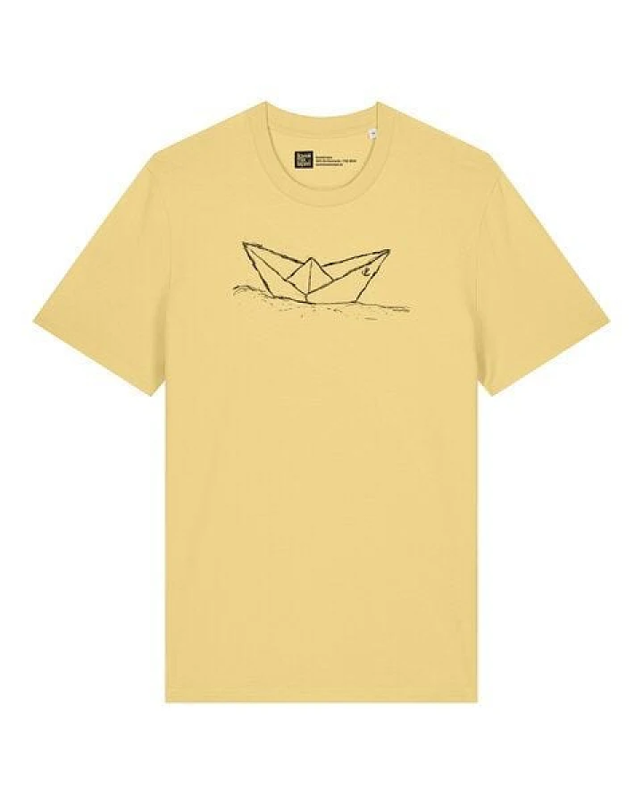 ilovemixtapes Paperboat Papierschiff Relaxed Unisex T-Shirt aus Bio-Baumwolle