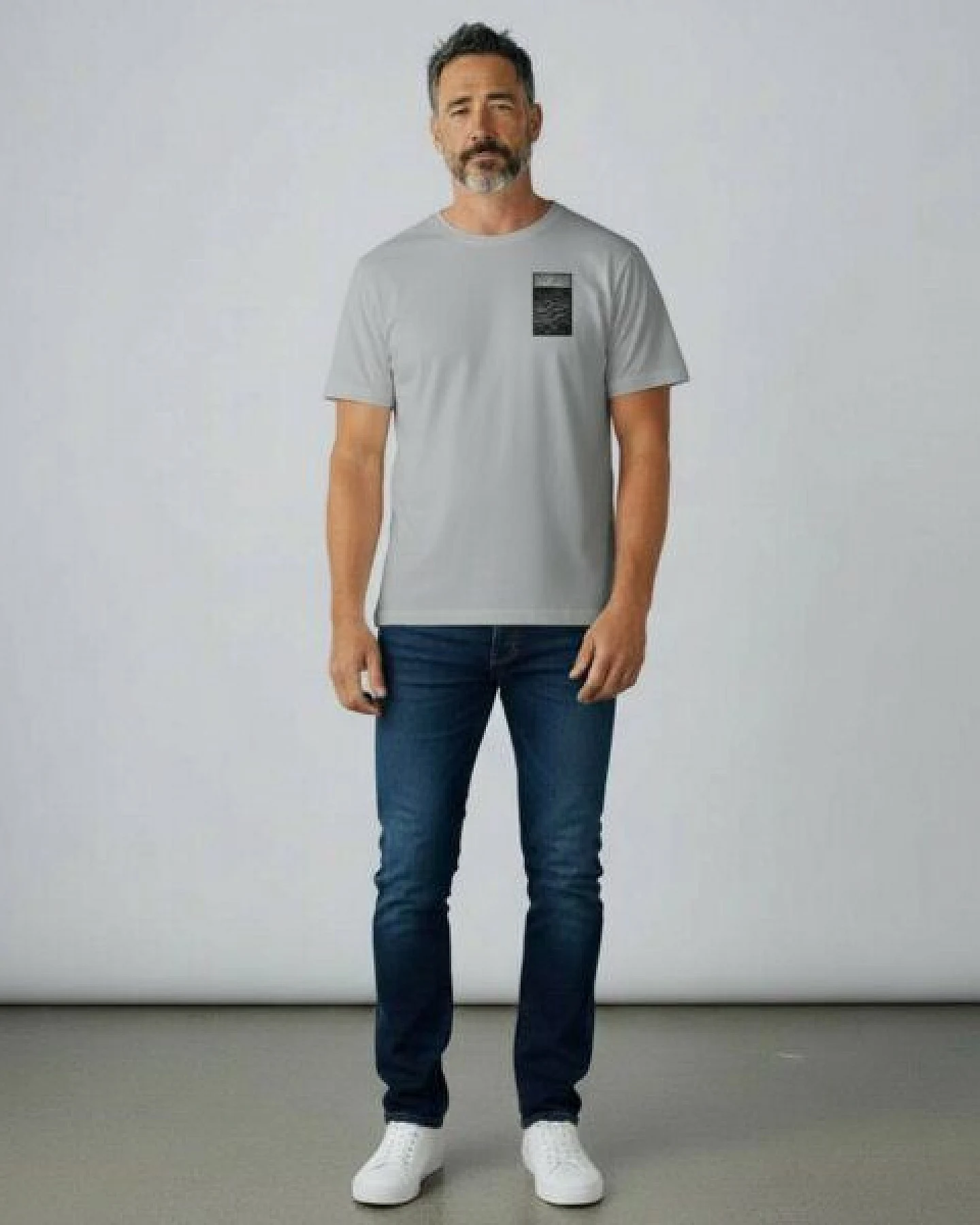 ilovemixtapes Raue See Unisex T-Shirt – Bio Baumwolle – Handdruck – Unisex Relaxed Fit – Nachhaltig & Vegan – Ansicht 2