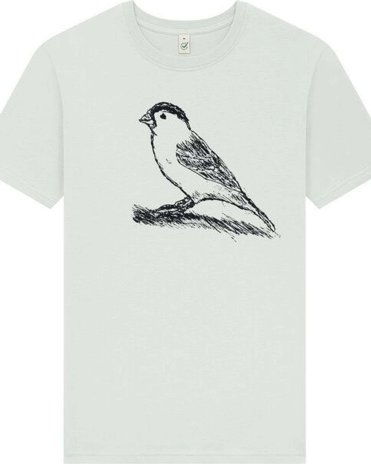 ilovemixtapes Spatz Unisex T-Shirt aus Bio-Baumwolle – Ansicht 2