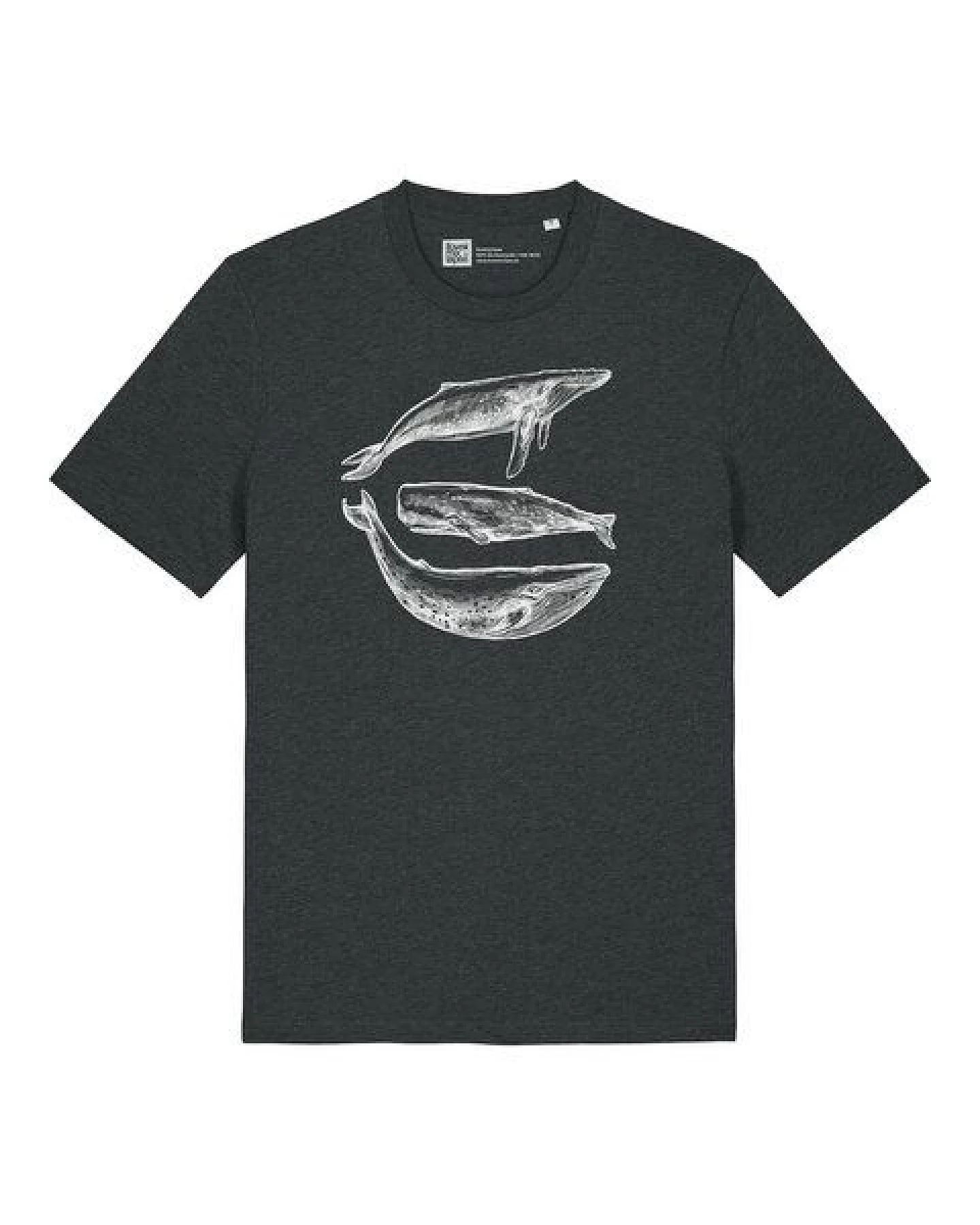 ilovemixtapes Unisex Bio T-Shirt – Three Whales Motiv – Ansicht 2