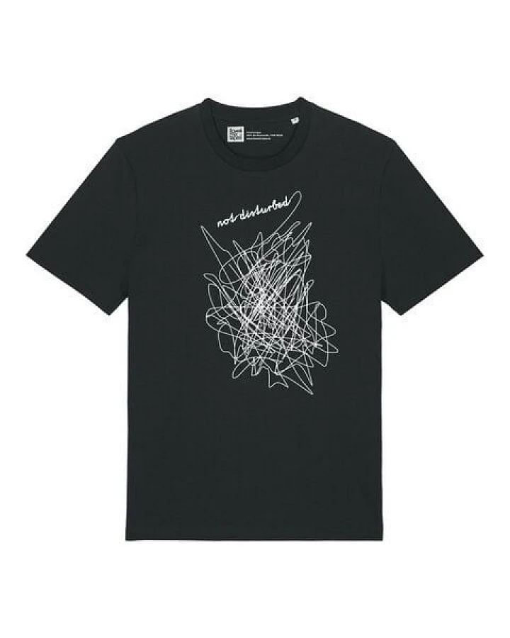 ilovemixtapes Unisex T-Shirt mit not disturbed Motiv – Nachhaltig, Fair, Vegan, Bio-Baumwolle