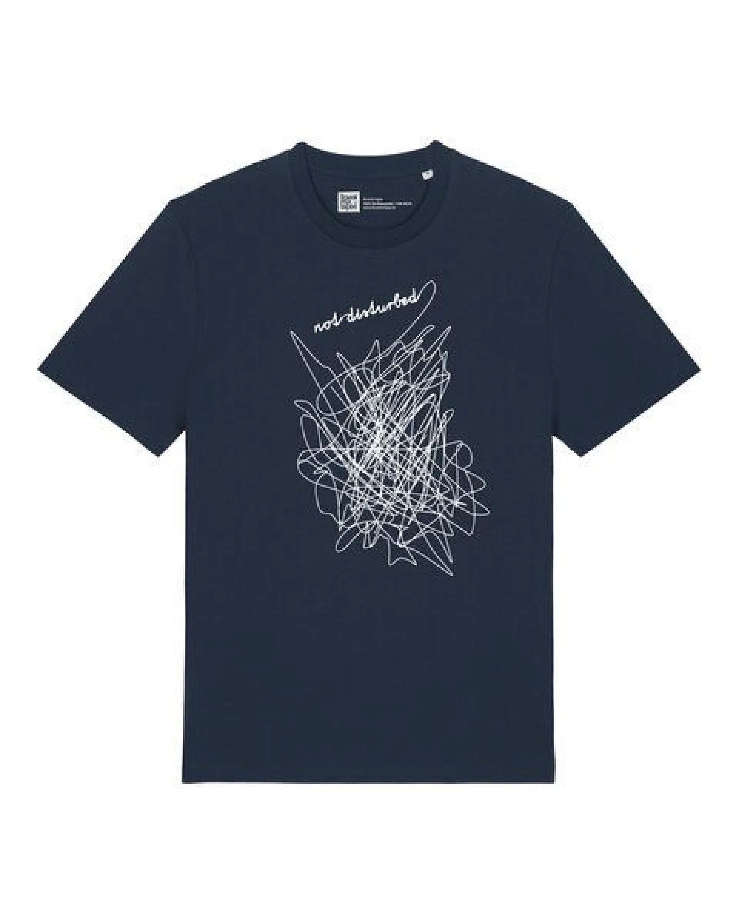 ilovemixtapes Unisex T-Shirt mit not disturbed Motiv – Nachhaltig, Fair, Vegan, Bio-Baumwolle – Ansicht 3