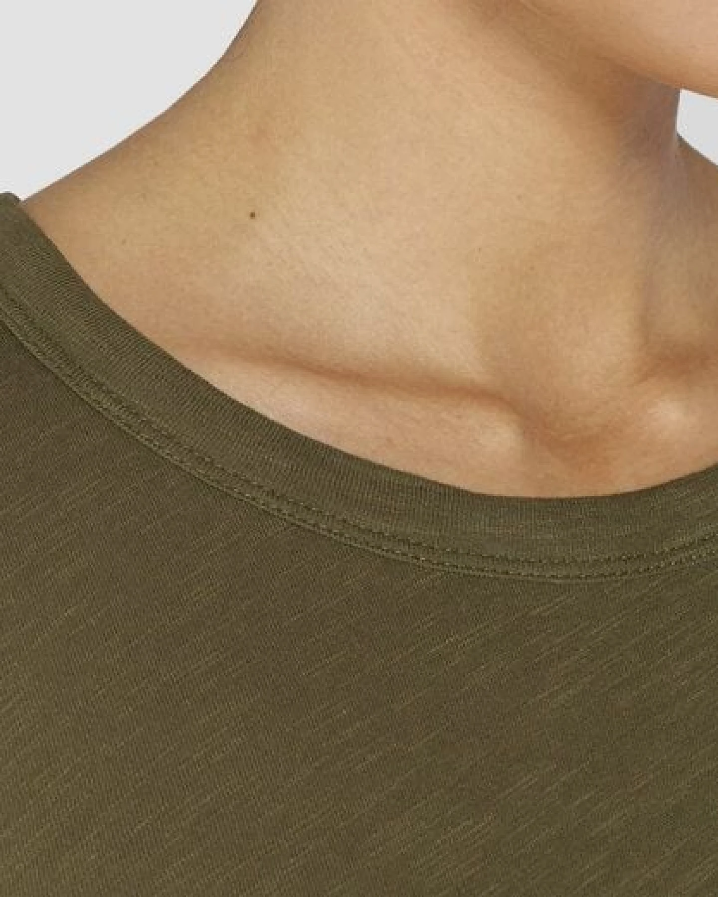 little kiwi Damen Longsleeve, "Farn", British Khaki – Ansicht 3
