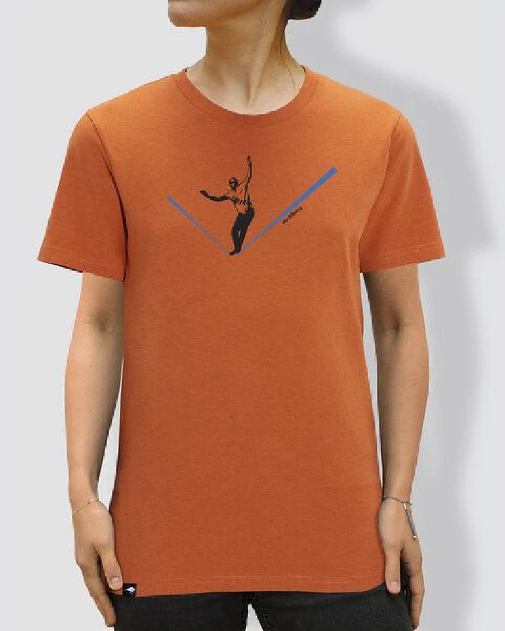 little kiwi Damen T-Shirt, "Balance", Orange