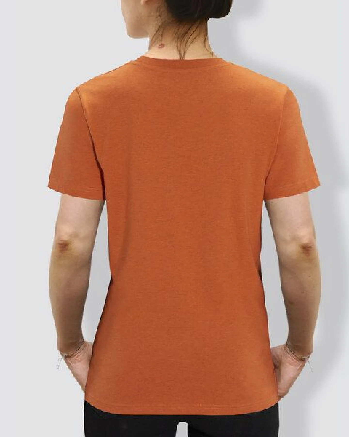 little kiwi Damen T-Shirt, "Balance", Orange – Ansicht 2