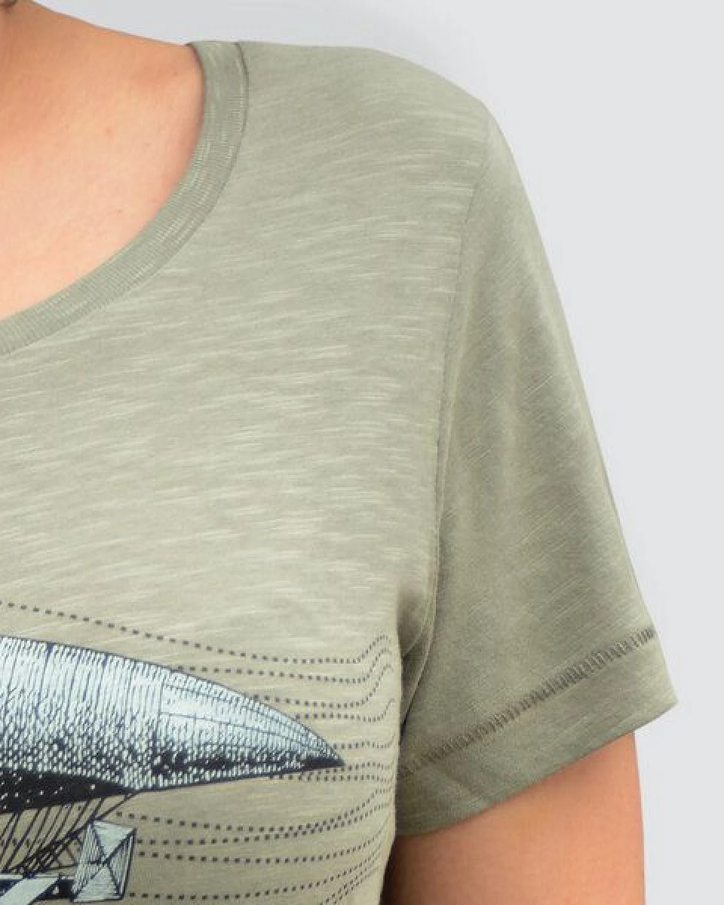 little kiwi Damen T-Shirt, "Dirigeable", Light Khaki – Ansicht 2