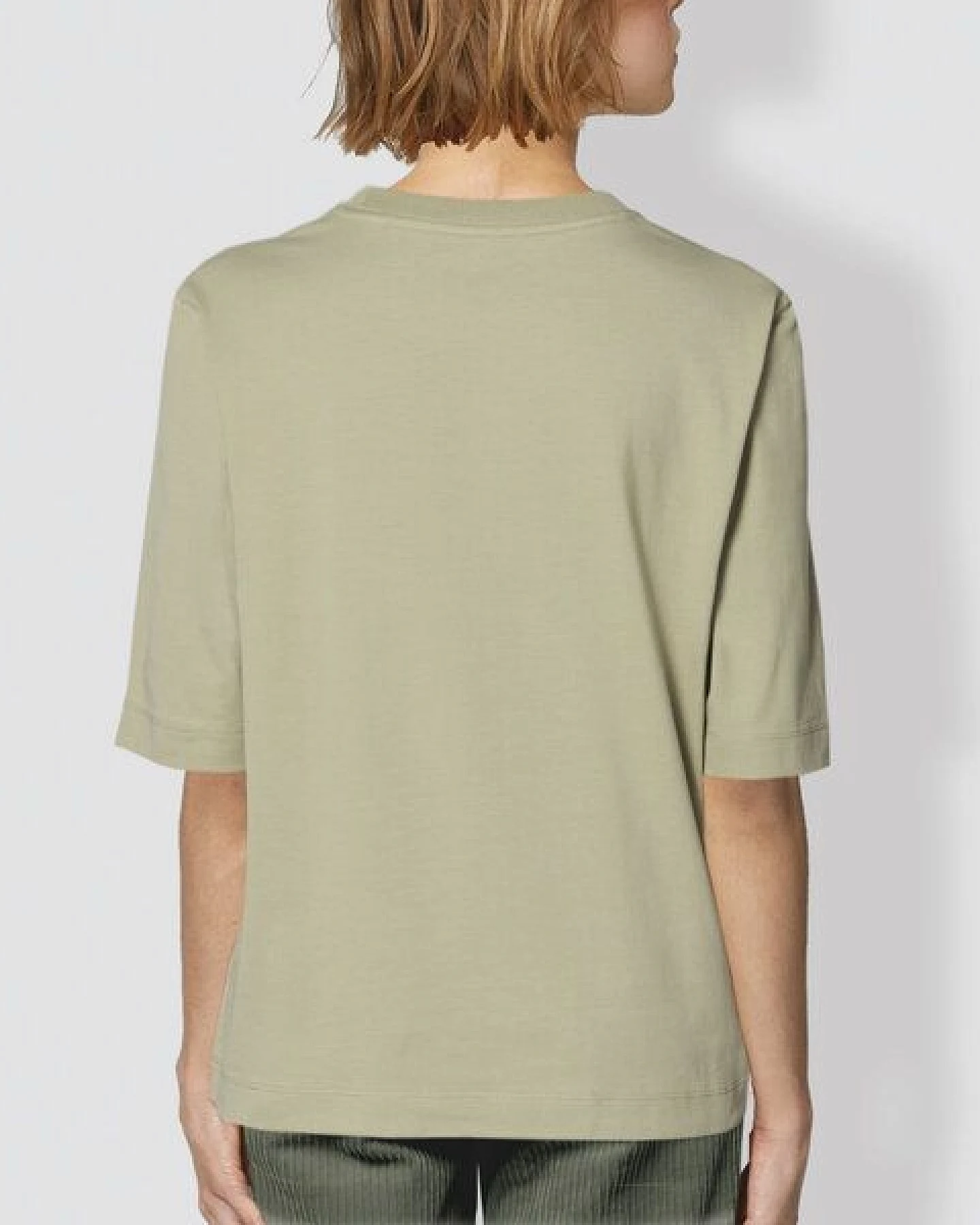 little kiwi Damen T-Shirt, "Kleiner Kiwi", Sage – Ansicht 2