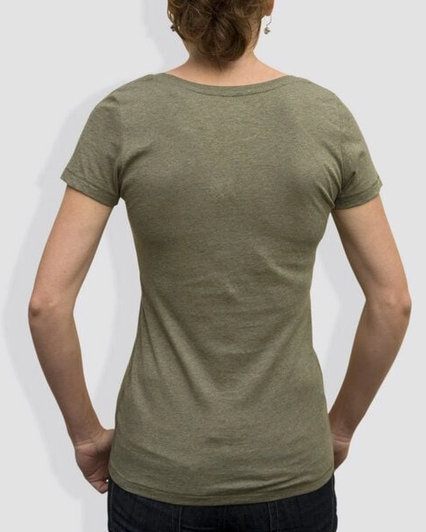 little kiwi Damen T-Shirt, "No Way", Khaki – Ansicht 4