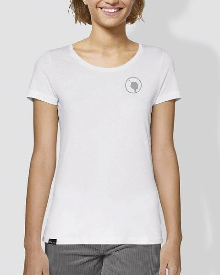 little kiwi Damen T-Shirt, Modal, „Kleiner Kiwi", White