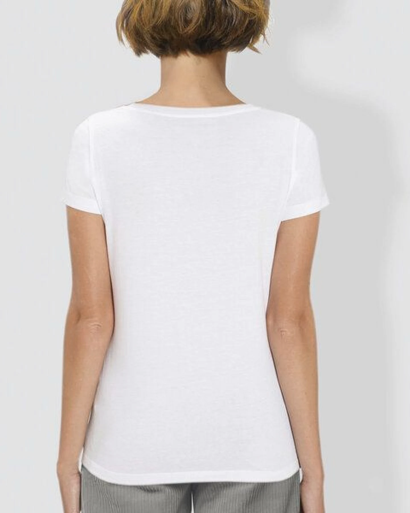 little kiwi Damen T-Shirt, Modal, „Kleiner Kiwi", White – Ansicht 2