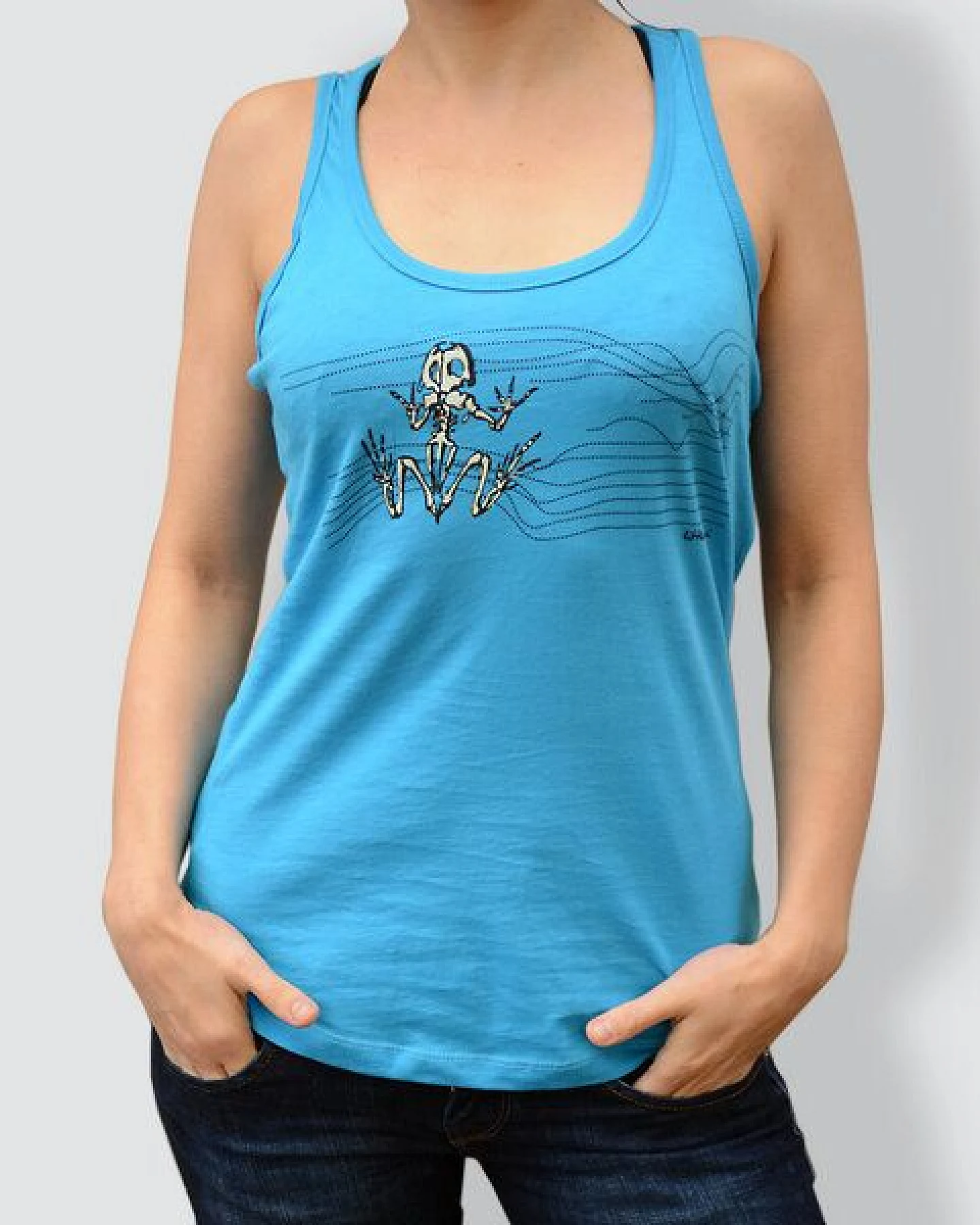little kiwi Damen Tank Top, "Frosch" – Ansicht 4