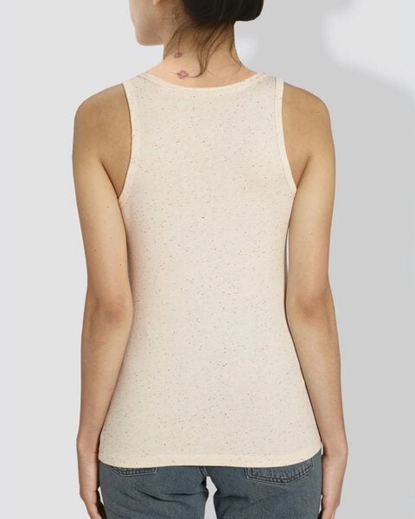 little kiwi Damen Tank Top, "Kiwi", Mandarine – Ansicht 3