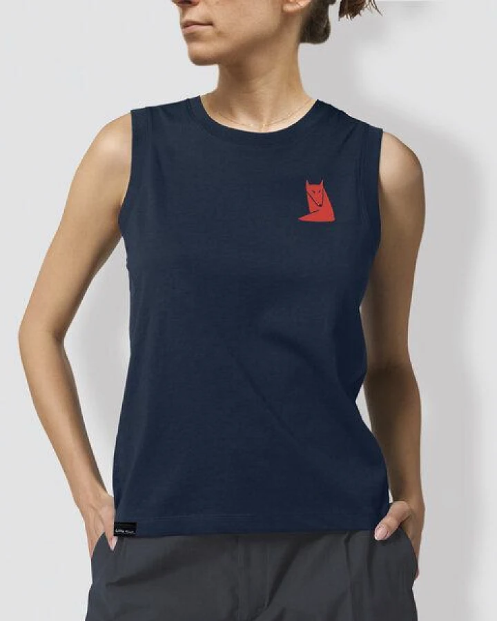 little kiwi Damen Tanktop, „Fuchs“, Navy