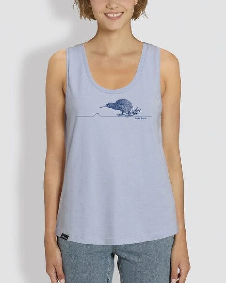 little kiwi Damen Top, "Kiwi", Serene Blue