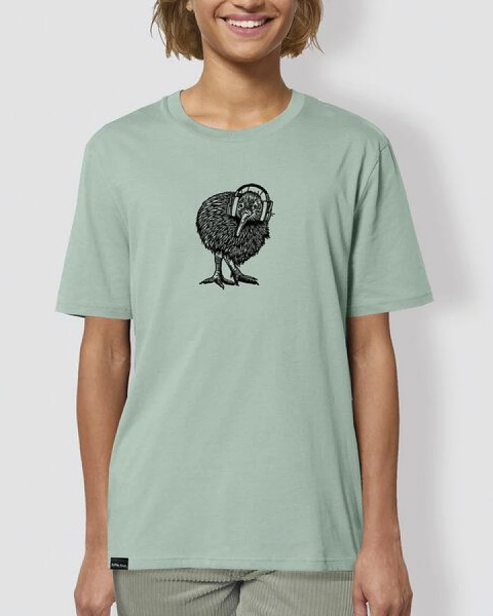 little kiwi Frau T-Shirt, "Abschalten", Aloe, Green Bay
