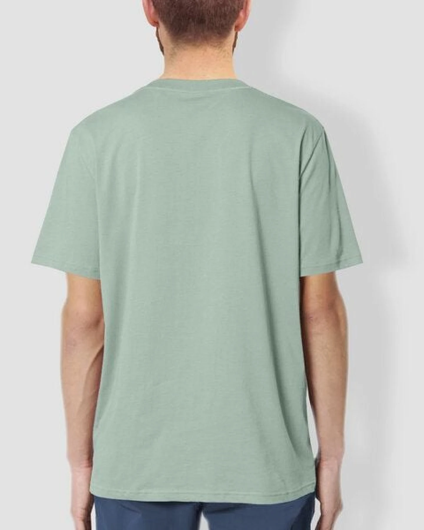 little kiwi Herren T-Shirt, "Abschalten", Aloe, Green Bay – Ansicht 3