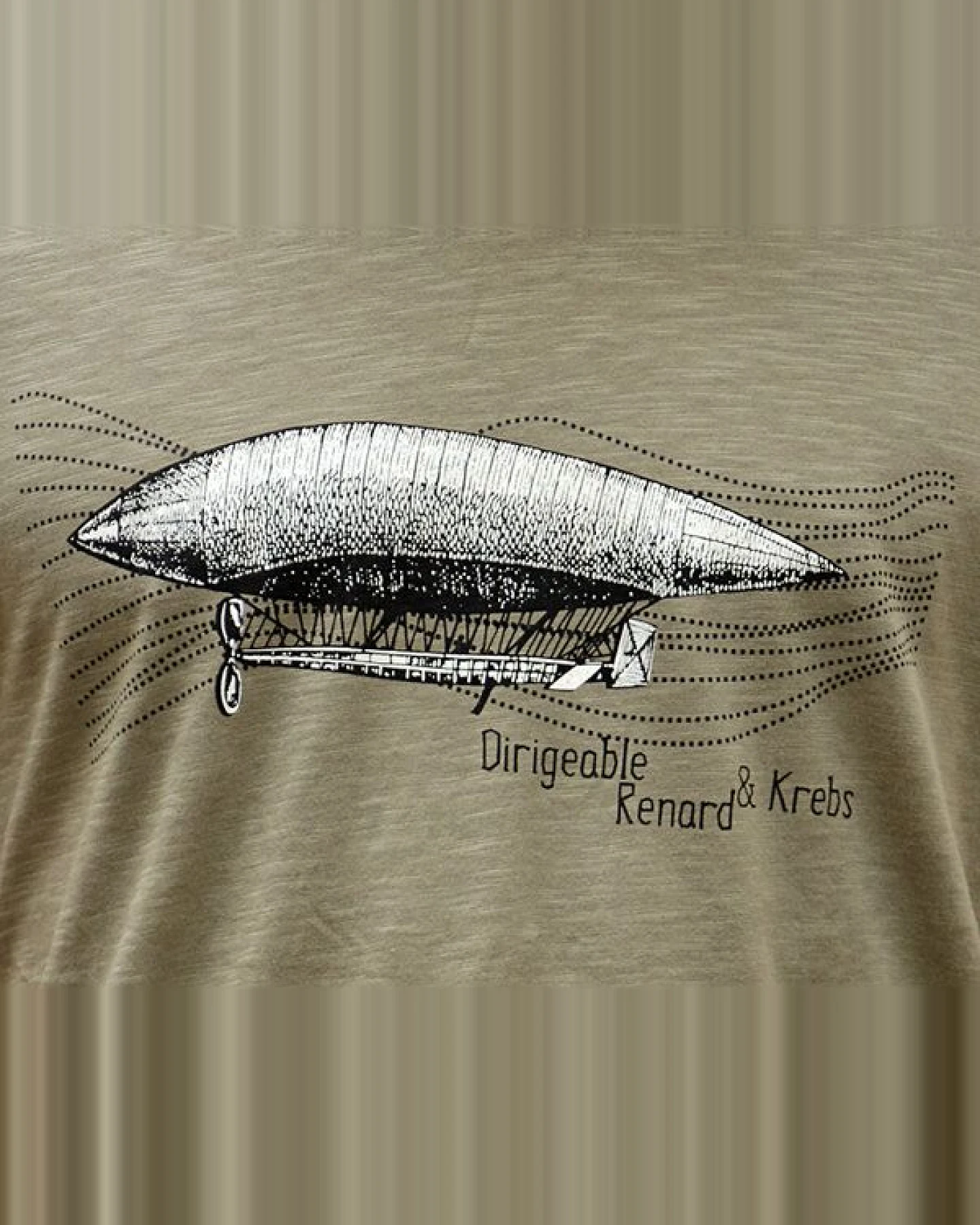 little kiwi Herren T-Shirt, "Dirigeable", Light Khaki – Ansicht 2