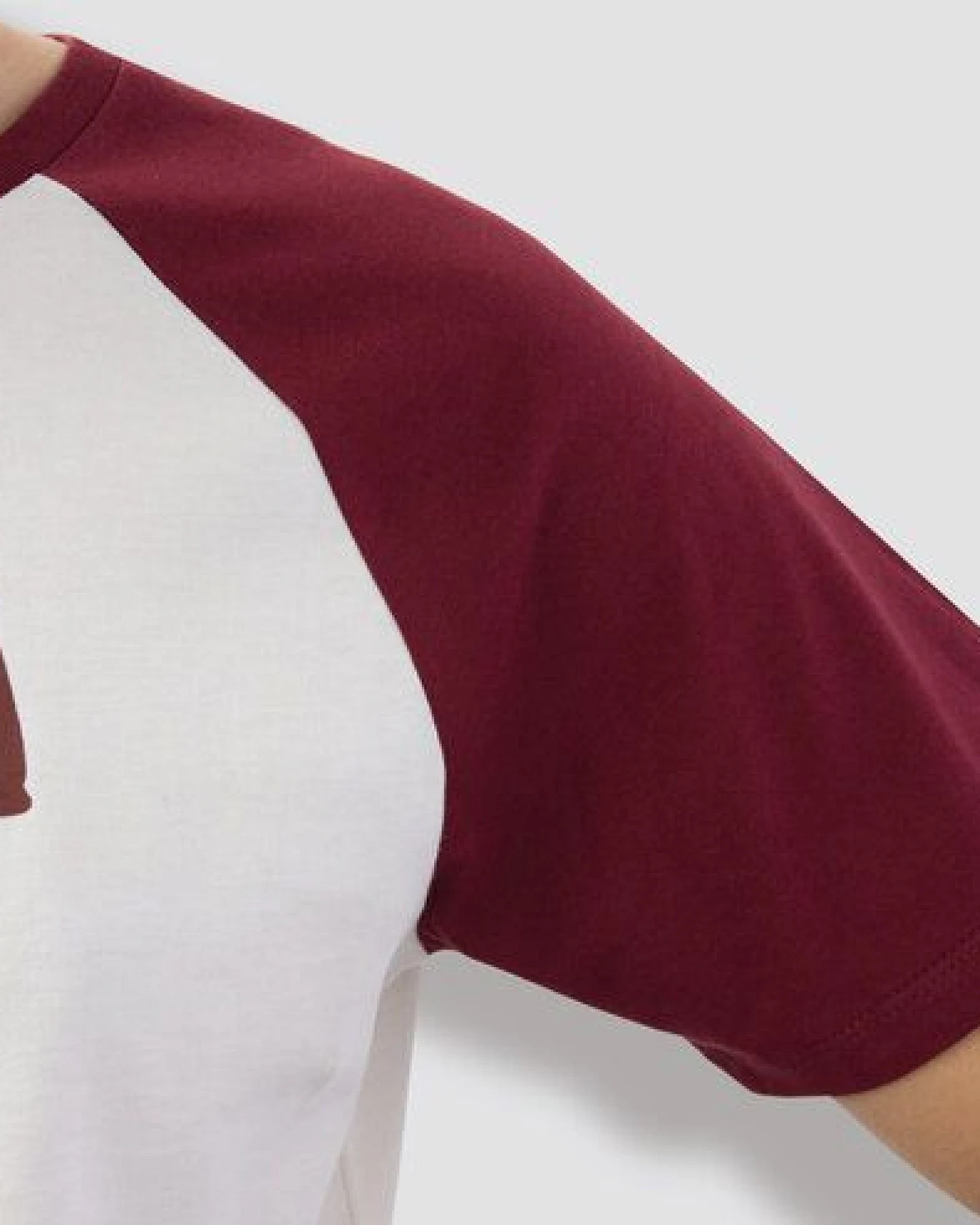 little kiwi Herren T-Shirt, "Fuchs", Burgundy/White – Ansicht 3