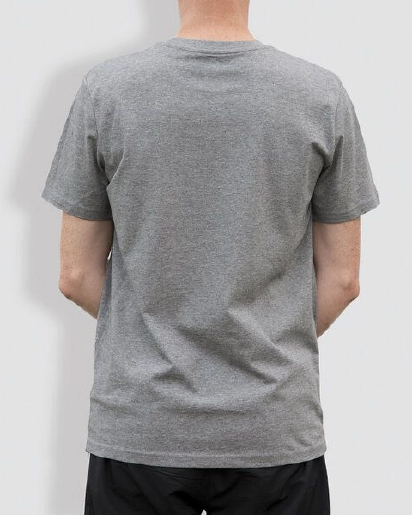 little kiwi Herren T-Shirt, "Fuchs", Grau – Ansicht 2