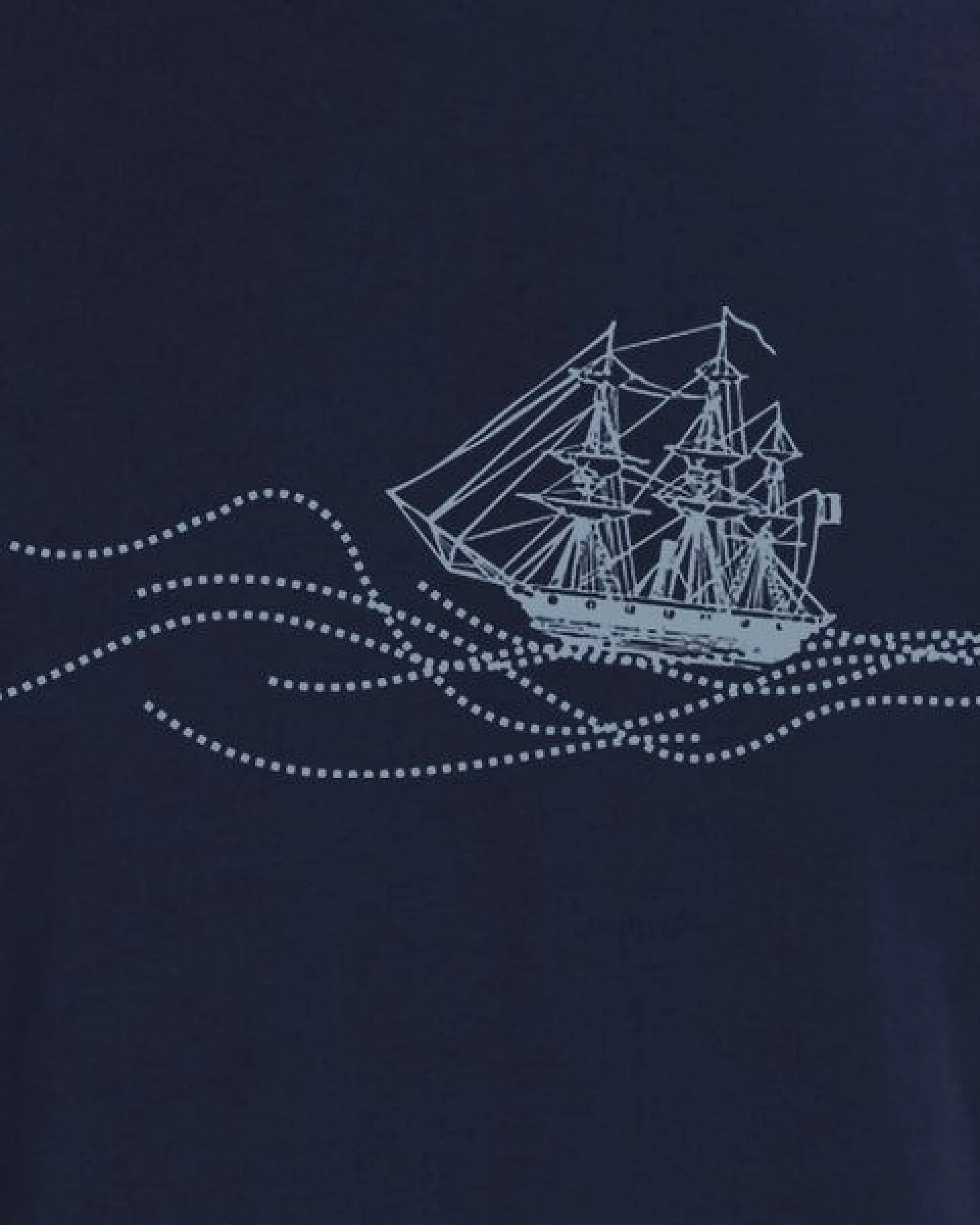 little kiwi Herren T-Shirt, "Rückenwind", Blau - Navy – Ansicht 2