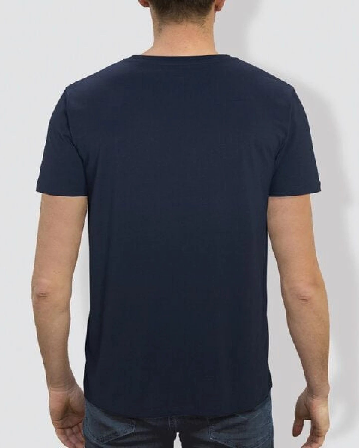 little kiwi Herren T-Shirt, "Rückenwind", Blau - Navy – Ansicht 3