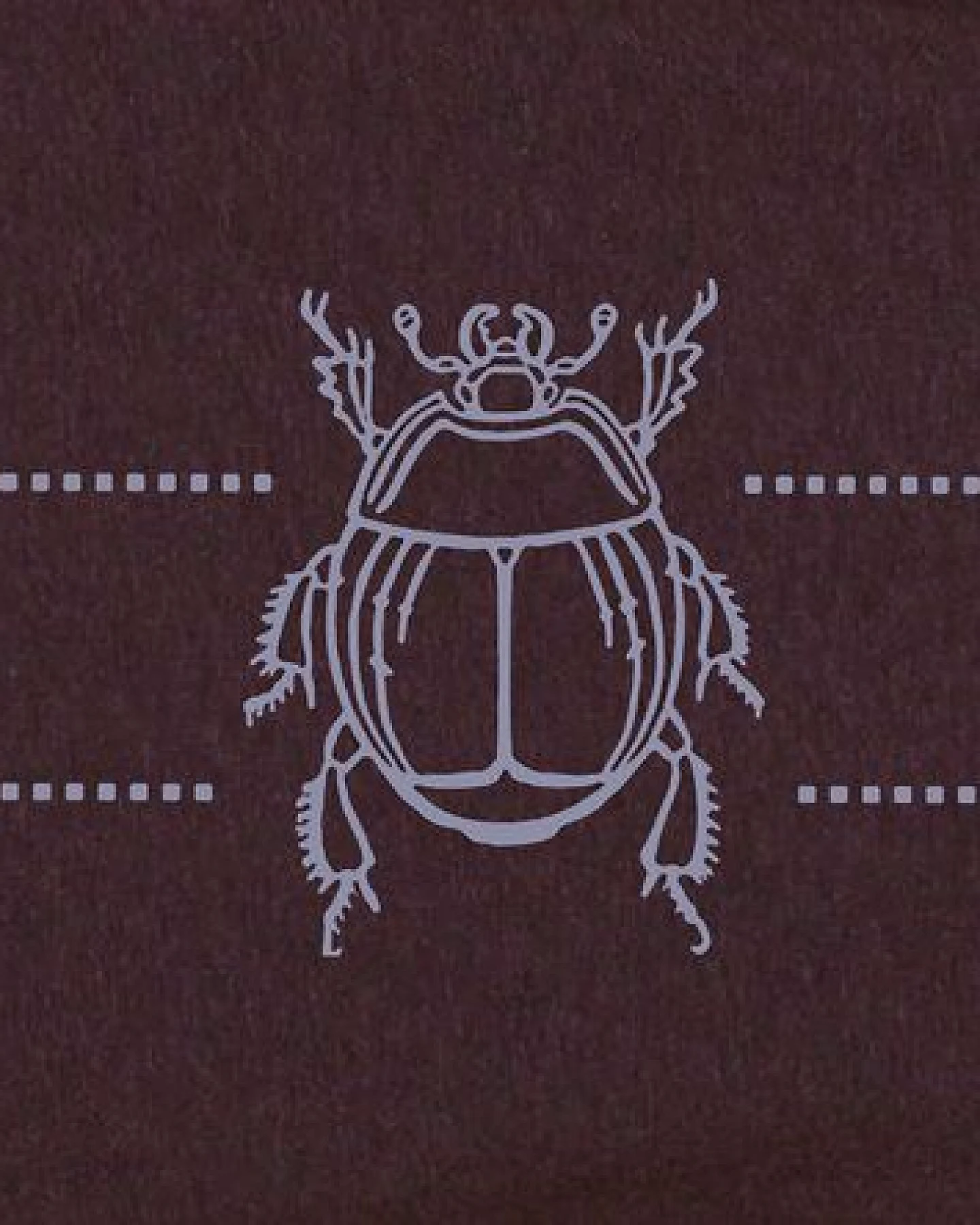 little kiwi Herren T-Shirt, "Skarabäus"", Grape Red – Ansicht 2