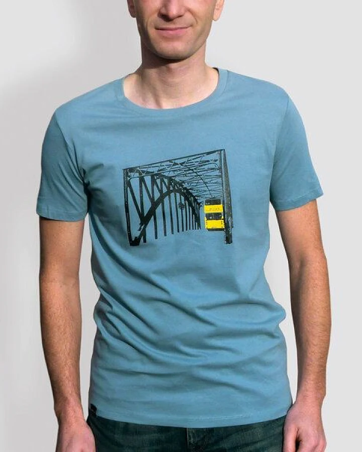 little kiwi Herren T-Shirt, "Stadtrundfahrt", Citadel Blue
