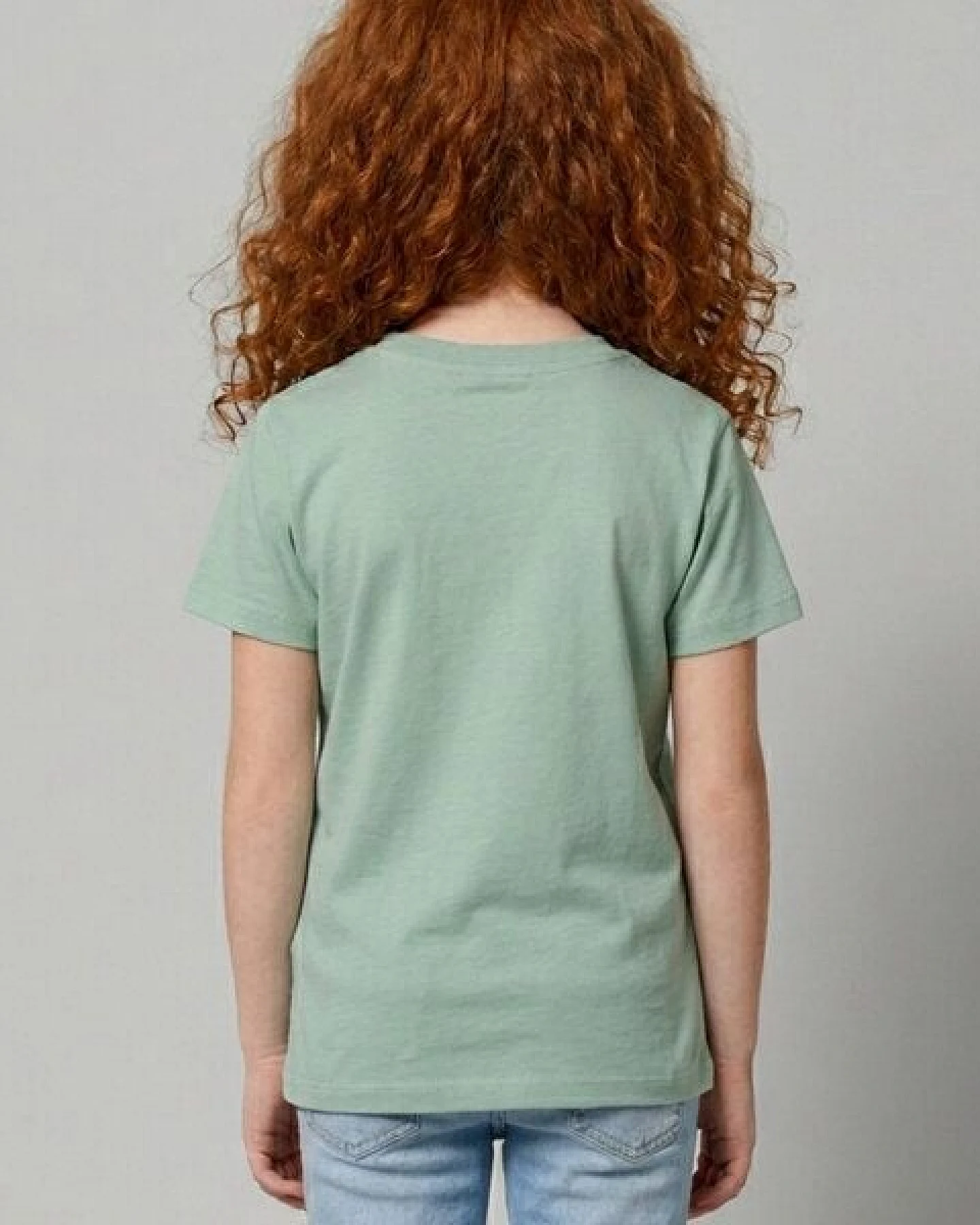 little kiwi Kinder T-Shirt, "Eselchen", Aloe – Ansicht 3