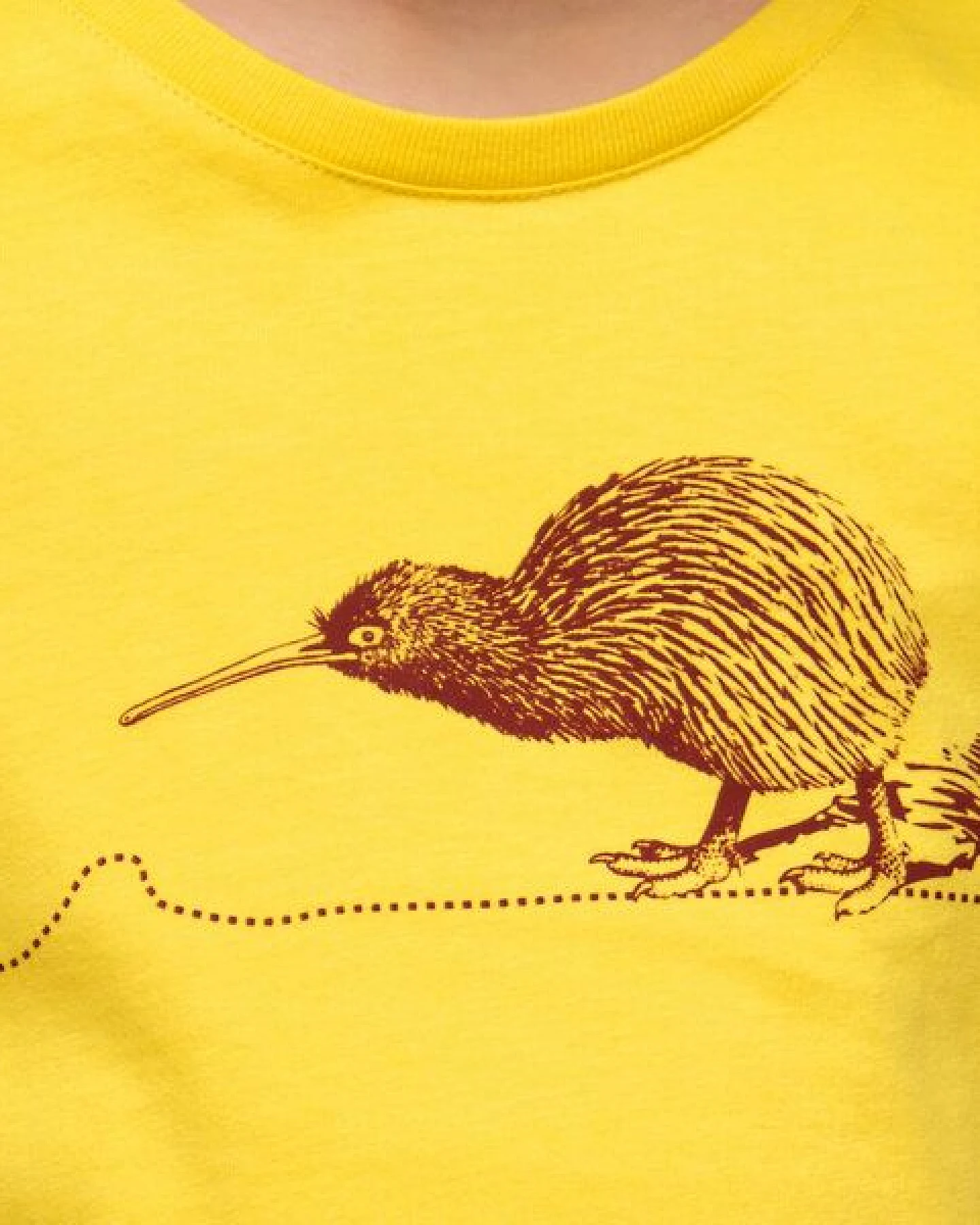 little kiwi Kinder T-Shirt, "Kiwi", Maiz Yellow – Ansicht 2