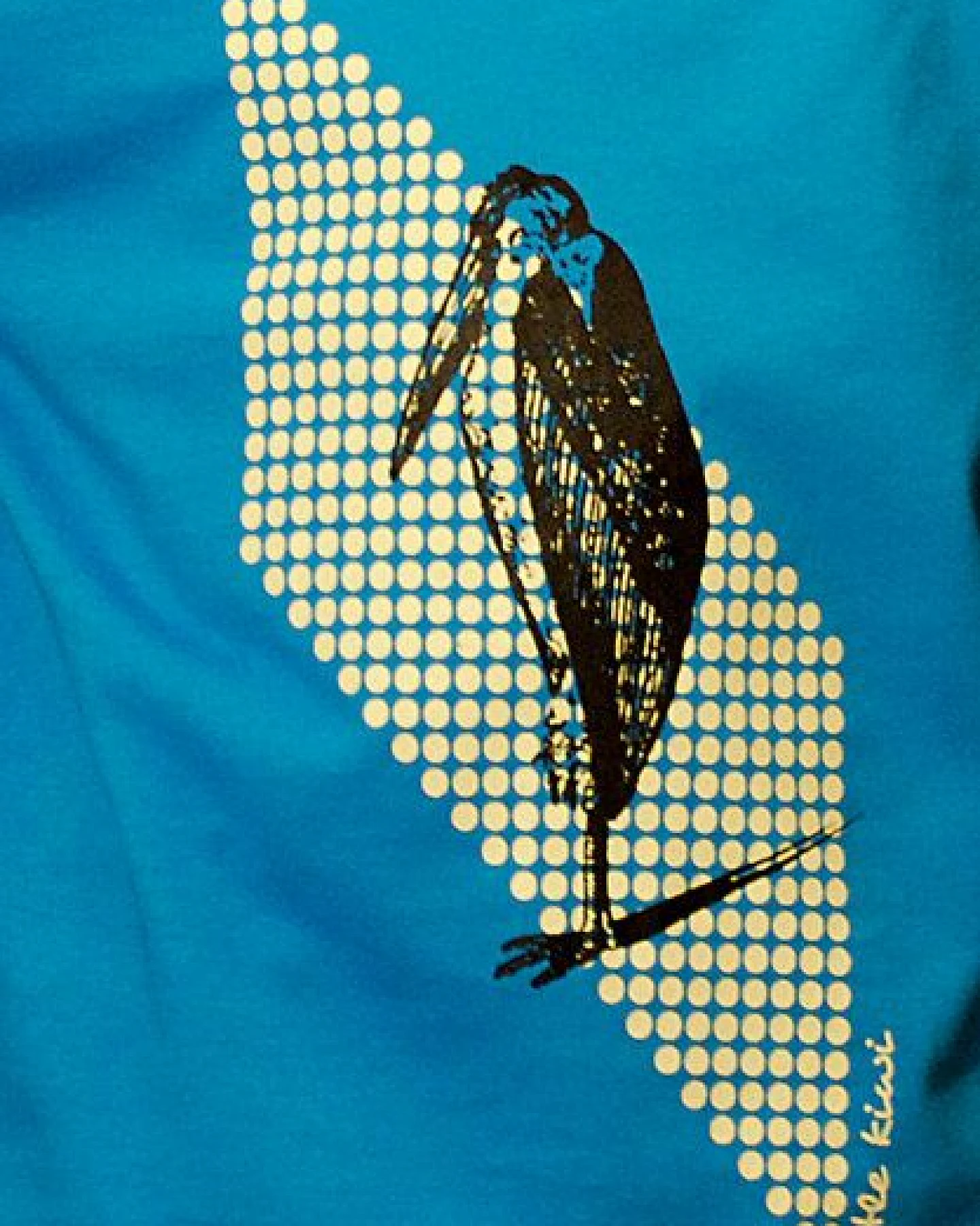 little kiwi Kinder T-Shirt, "Marabu", Azur – Ansicht 2