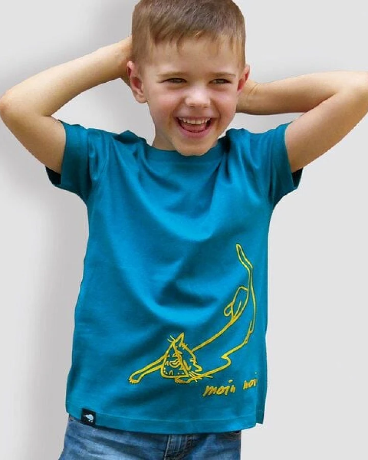 little kiwi Kinder T-Shirt, "Moin Moin", Ocean Depth