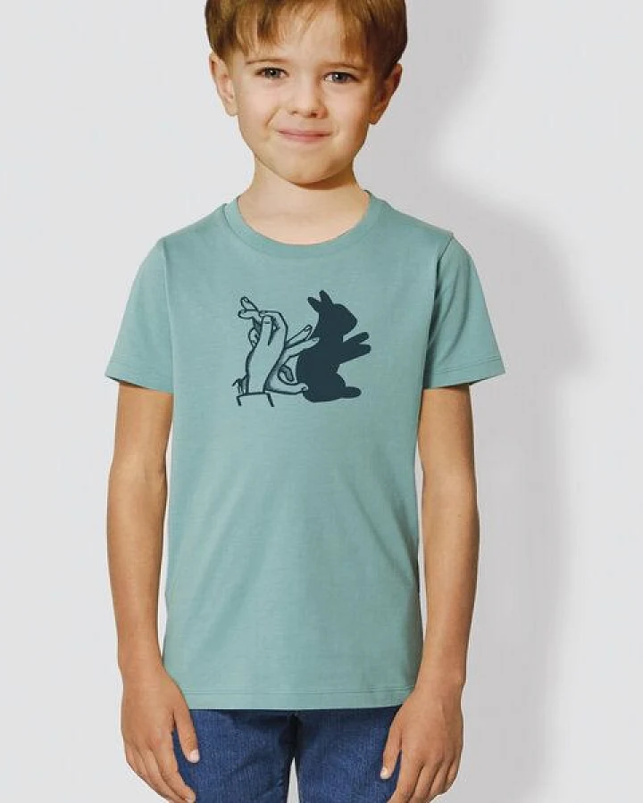 little kiwi Kinder T-Shirt, "Schattenhase"