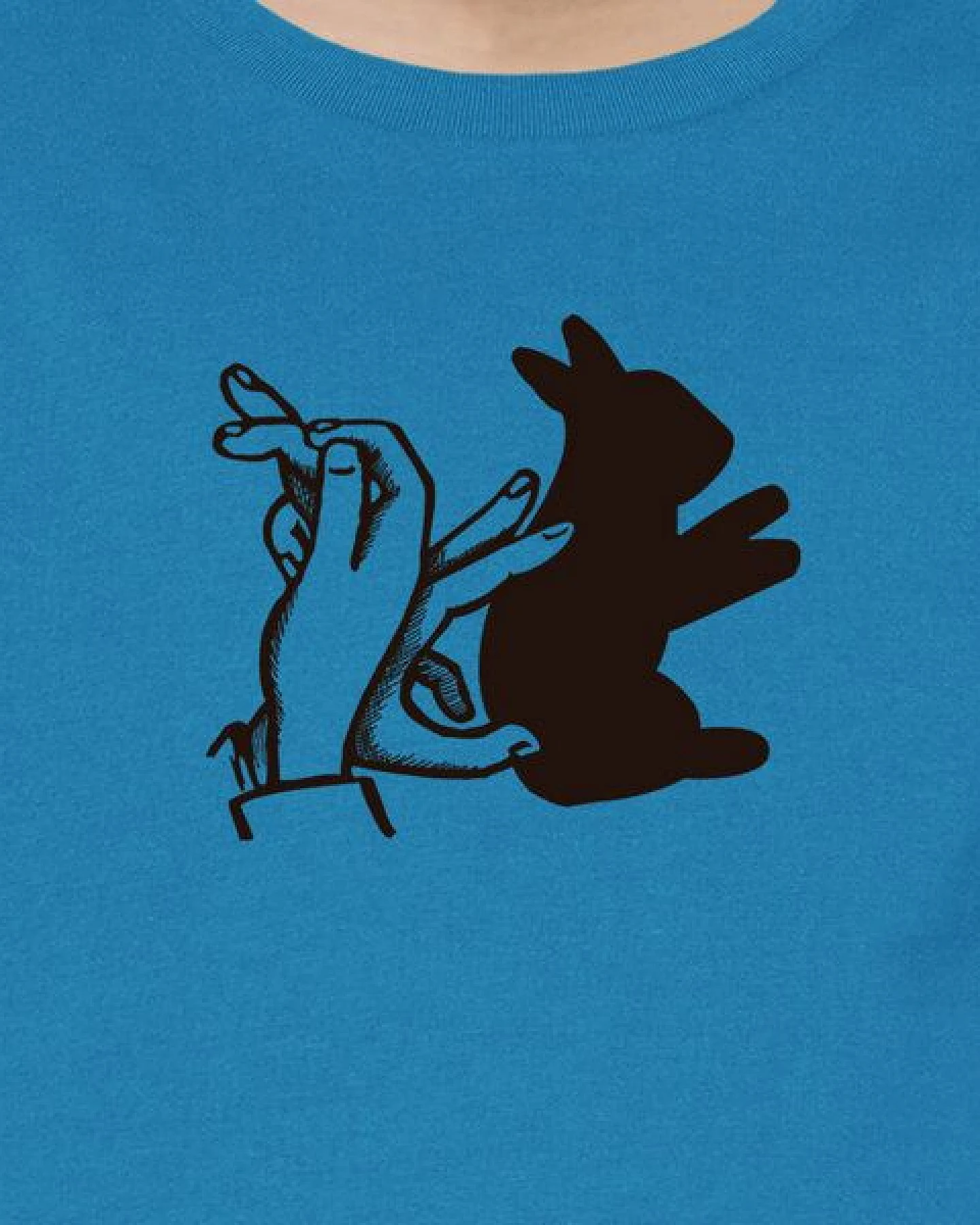 little kiwi Kinder T-Shirt, "Schattenhase" – Ansicht 2