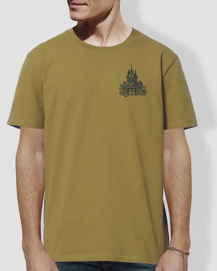 little kiwi Unisex T-Shirt, "Alte Stadt", Olive Oil