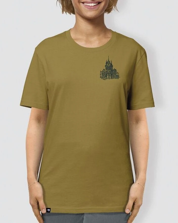 little kiwi Unisex T-Shirt, "Alte Stadt", Olive Oil