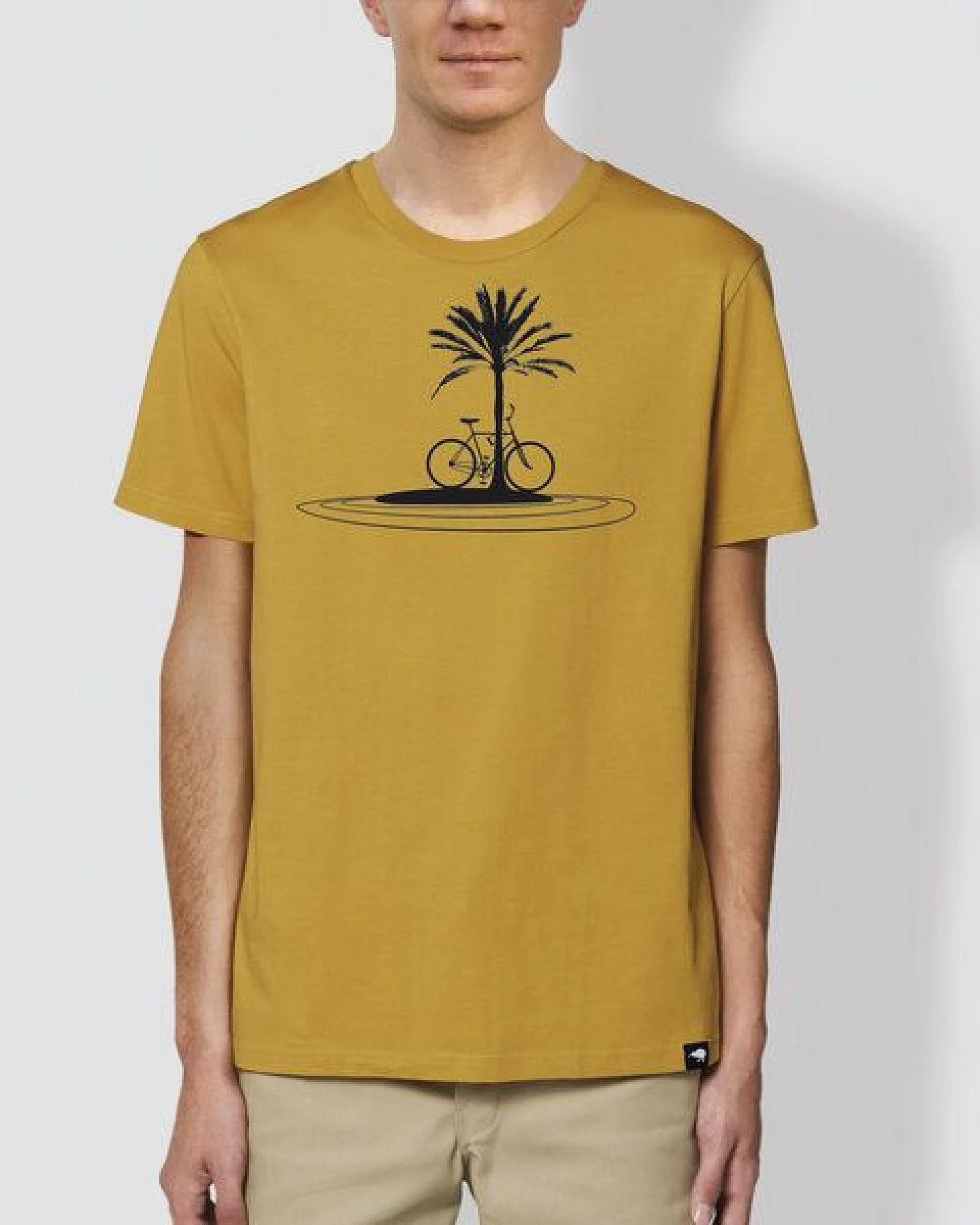 little kiwi Unisex T-Shirt, "Inselrad", Ocker – Ansicht 2