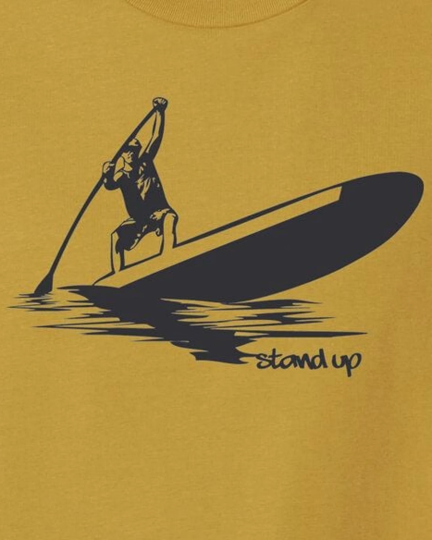little kiwi Unisex T-Shirt, "Standhaft", Ocker – Ansicht 4