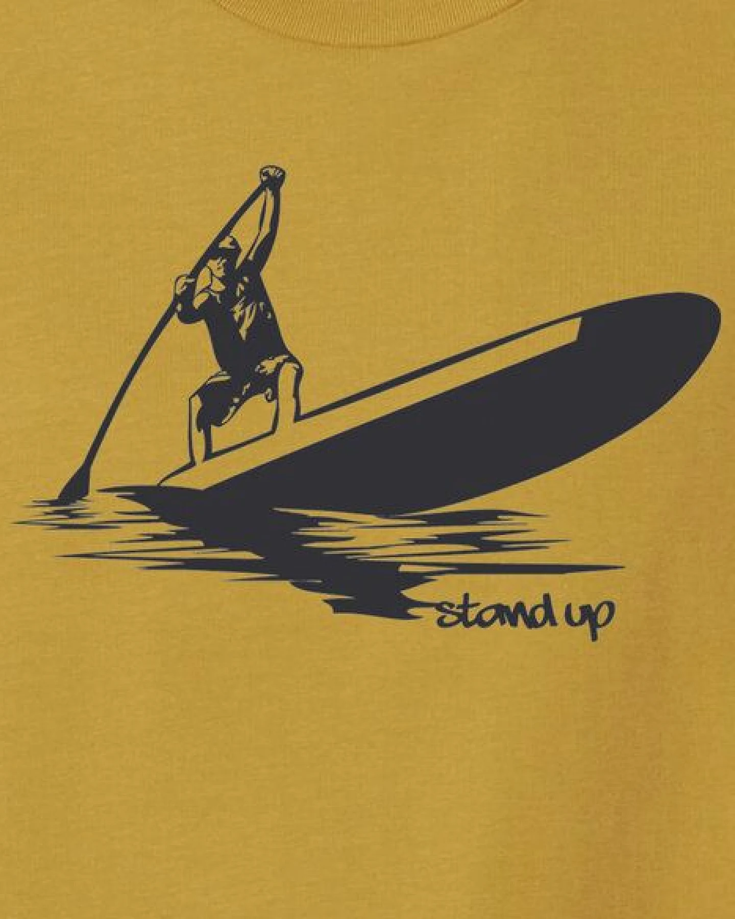 little kiwi Unisex T-Shirt, "Standhaft", Ocker – Ansicht 4