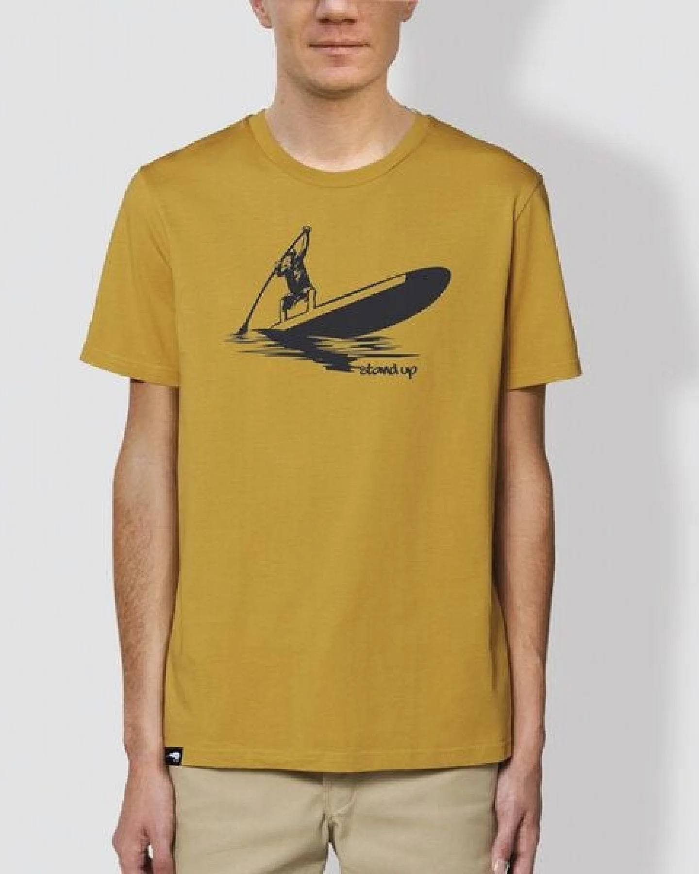 little kiwi Unisex T-Shirt, "Standhaft", Ocker – Ansicht 2