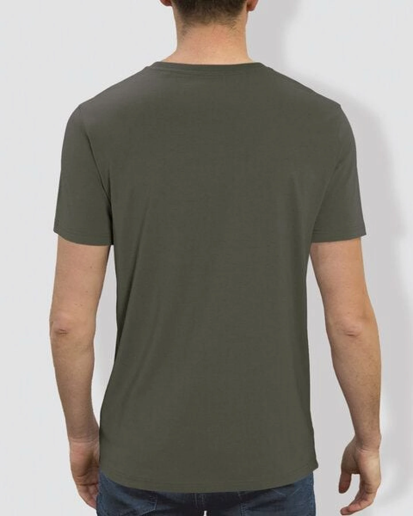 little kiwi Unisex T-Shirt, "Verwurzelt", Khaki – Ansicht 4
