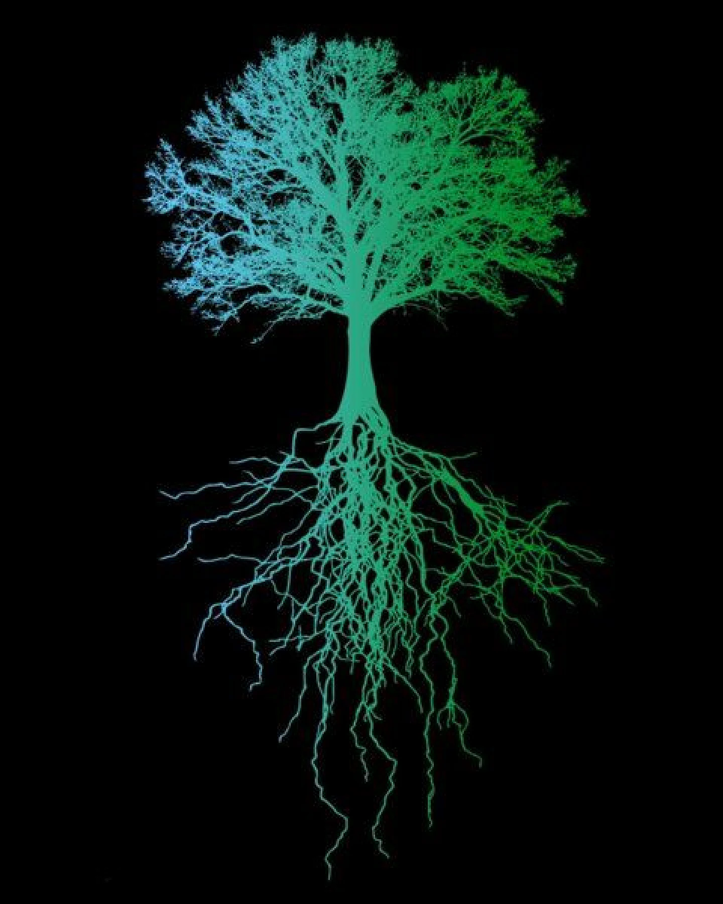 roots of compassion Baum T-Shirt bio & fair & vegan - gerader Schnitt - Wurzeln, Natur – Ansicht 3
