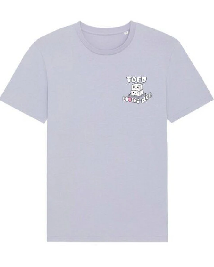 roots of compassion T-Shirt Tofu Lovers Club bio & fair & vegan - weiter Schnitt - veggie, Vegetarier, Veganer