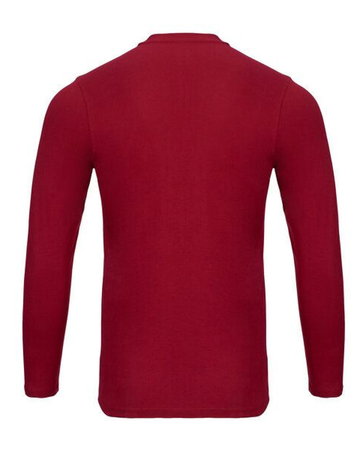 HAASIS BODYWEAR Herren Shirt mit Knopfleiste; Langarm, Single Jersey – Ansicht 2