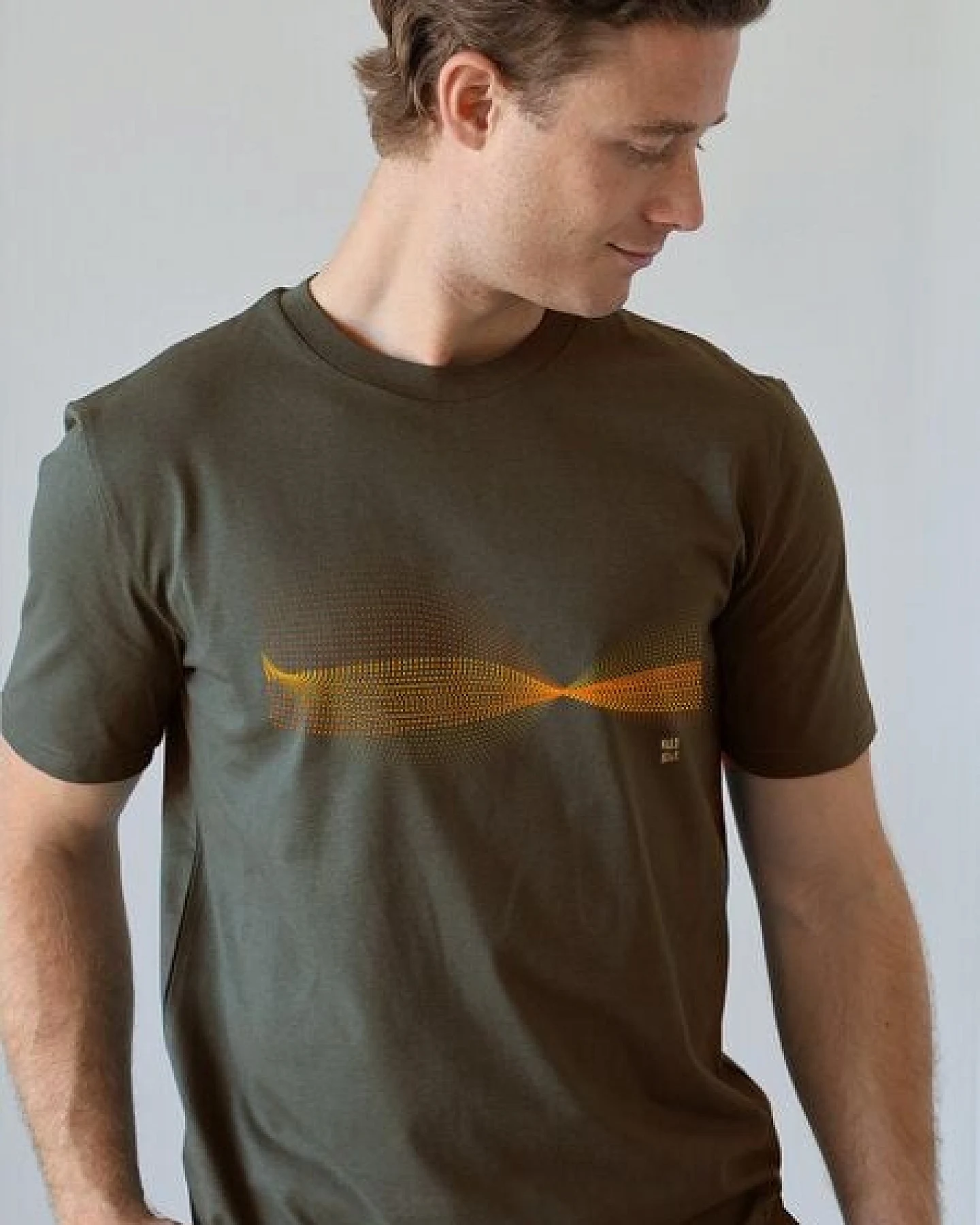Kultgut Biofair T-Shirt meliert/Vibration – Ansicht 3
